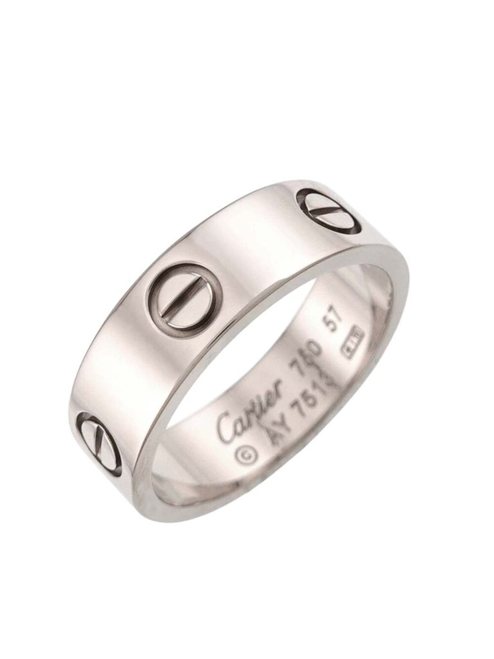 Cartier Love 57 Ring 18k White Gold 750